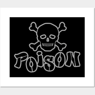 Poison Blck/Grey Posters and Art